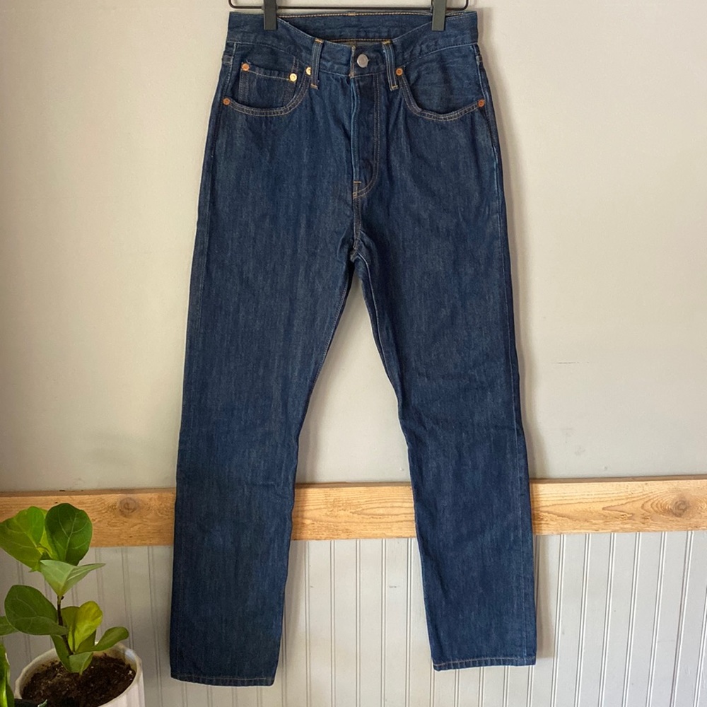 Levi’s Premium Denim 501 Dark Wash Jeans